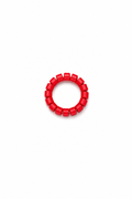 Plastic Coral Beaded Bracelet Handmade African Cultural Jewelry for Men, Women