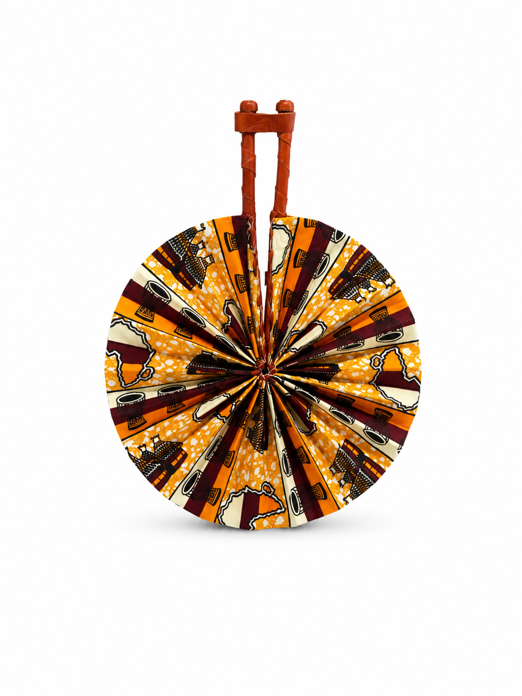 LAKOZO Handmade African Print
Folding Fan