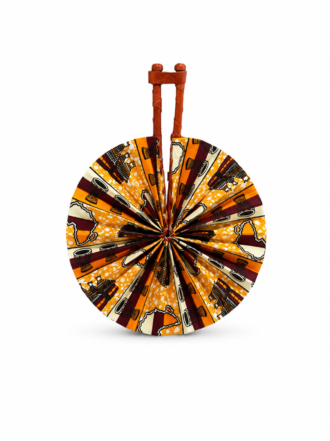 LAKOZO Handmade African Print
Folding Fan