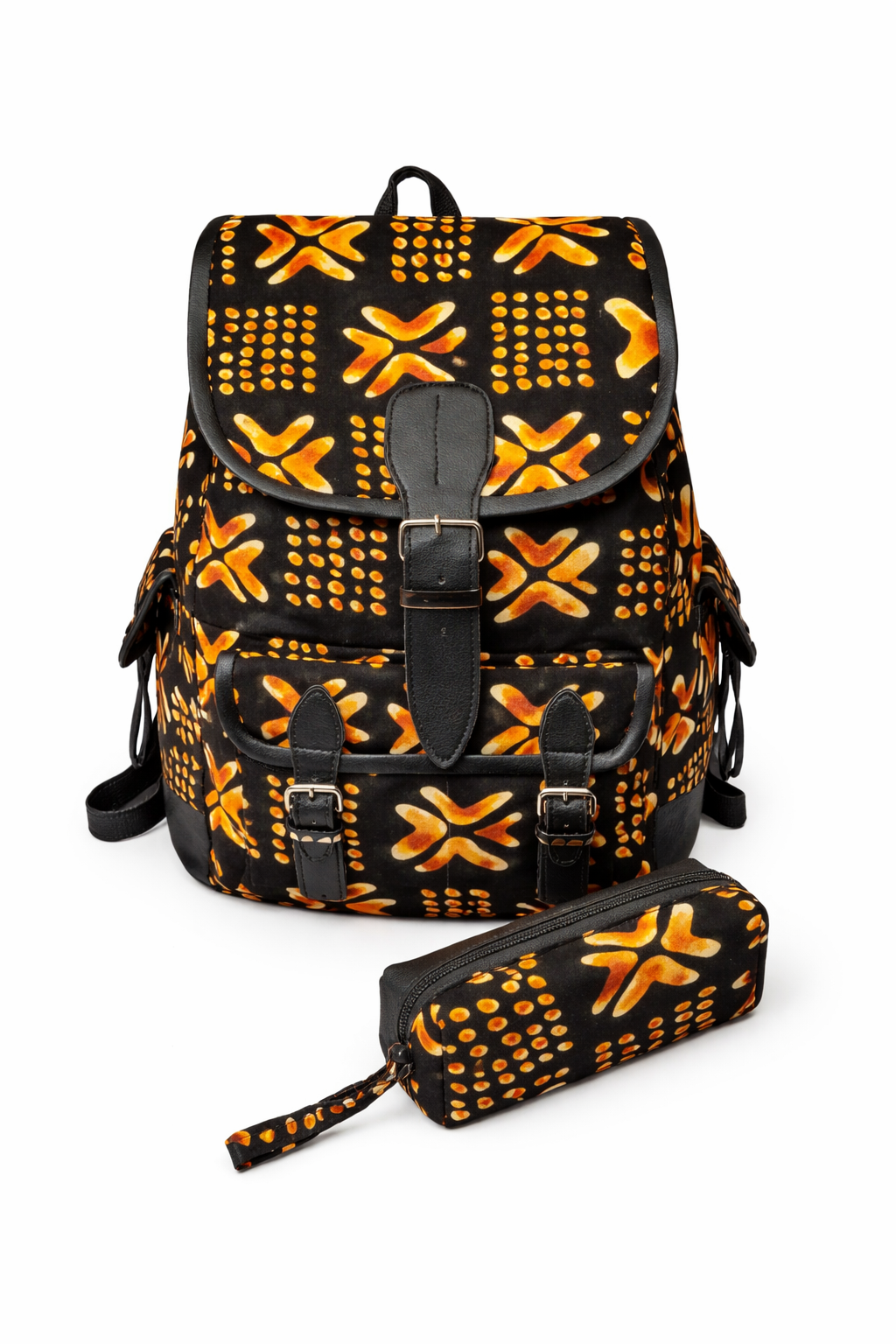 New Leather Backpack Purse 100% handmade