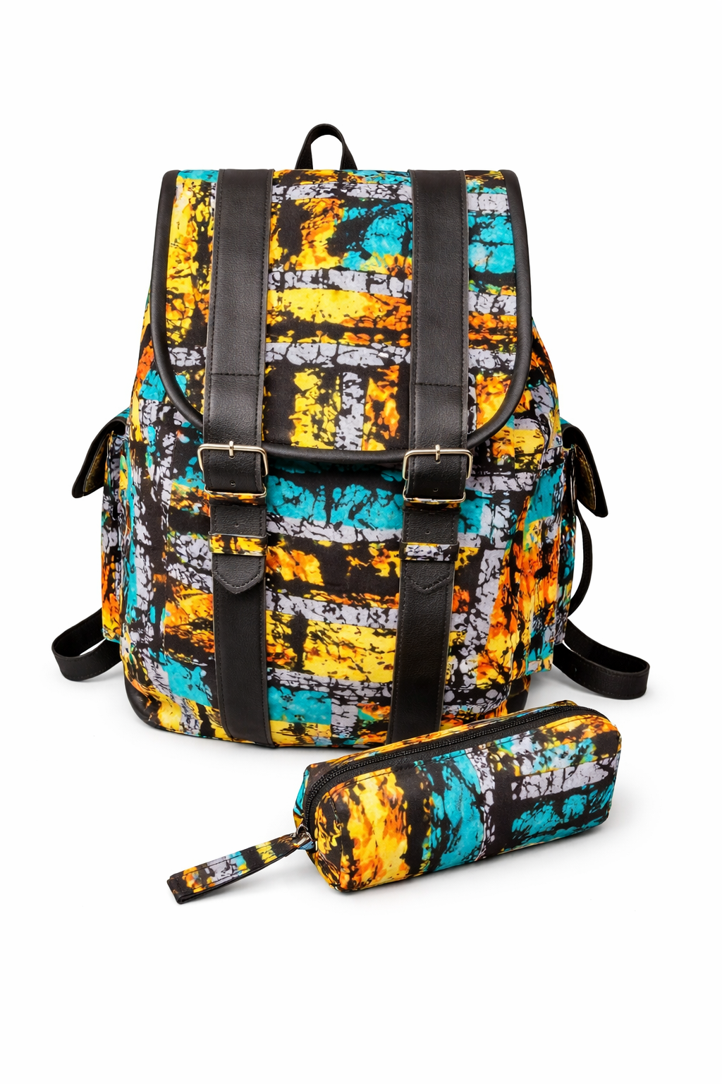 New Leather Backpack Purse 100% handmade