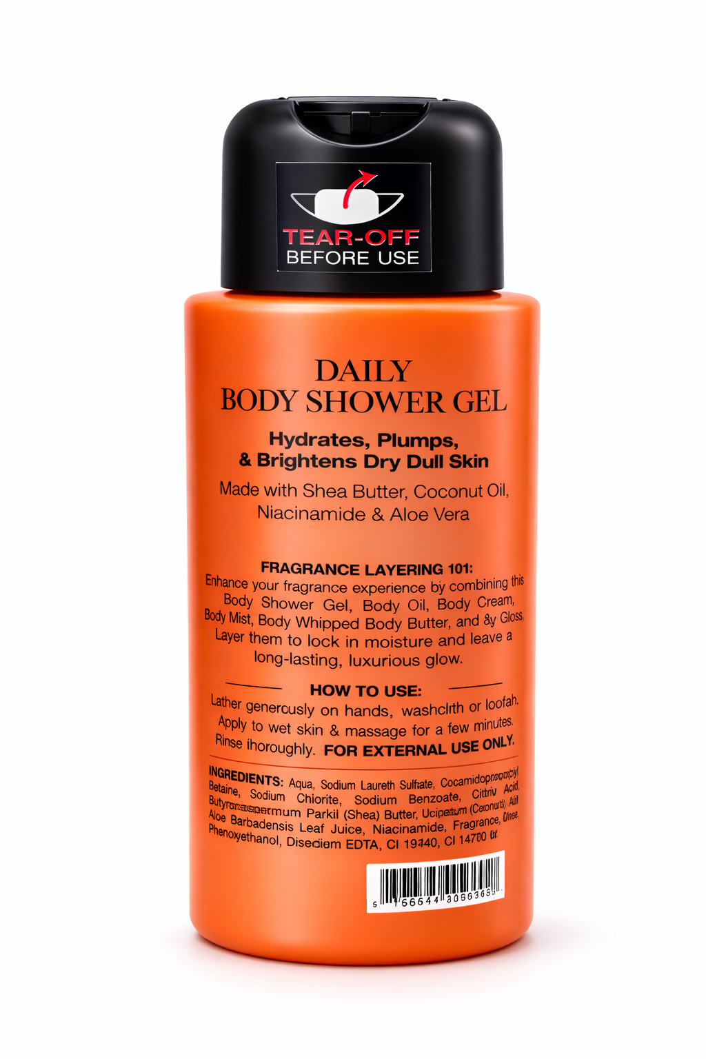 Amber Embrace Luxury Body Care Trio – Shower Gel, Sugar Scrub & Body & Hair Mist Gift Set