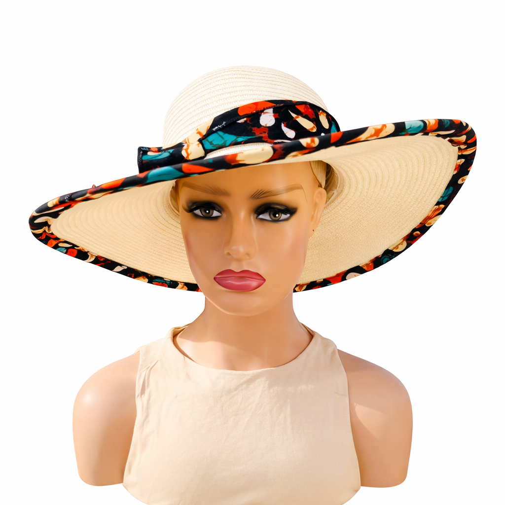 Hats for Her -Colorful Decorative Trim Design Caps for Women