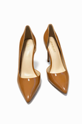 Women's 4 Inch Pumps Pointy Toe Wedding Dress Shoes Slip on Stiletto Pumps Size 8