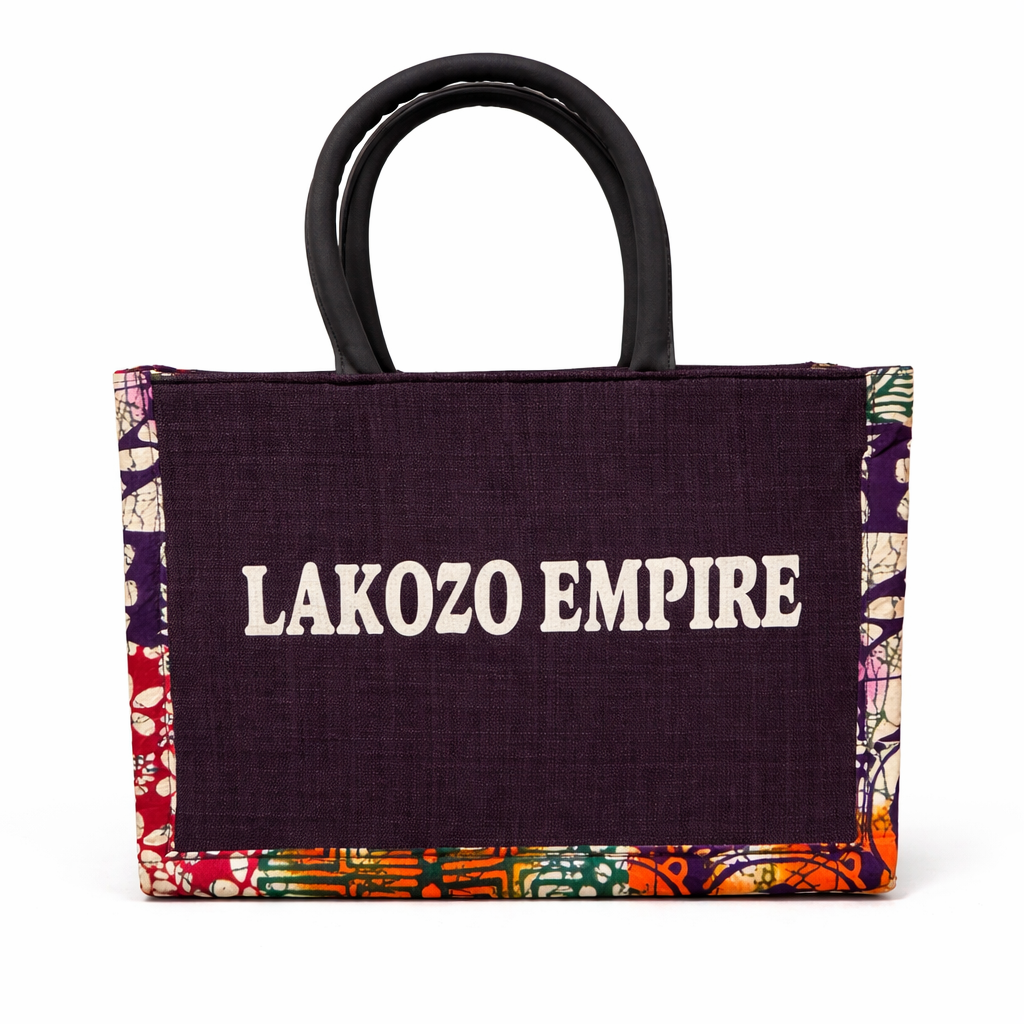 Lakozo Empire Custom African Print Handbag